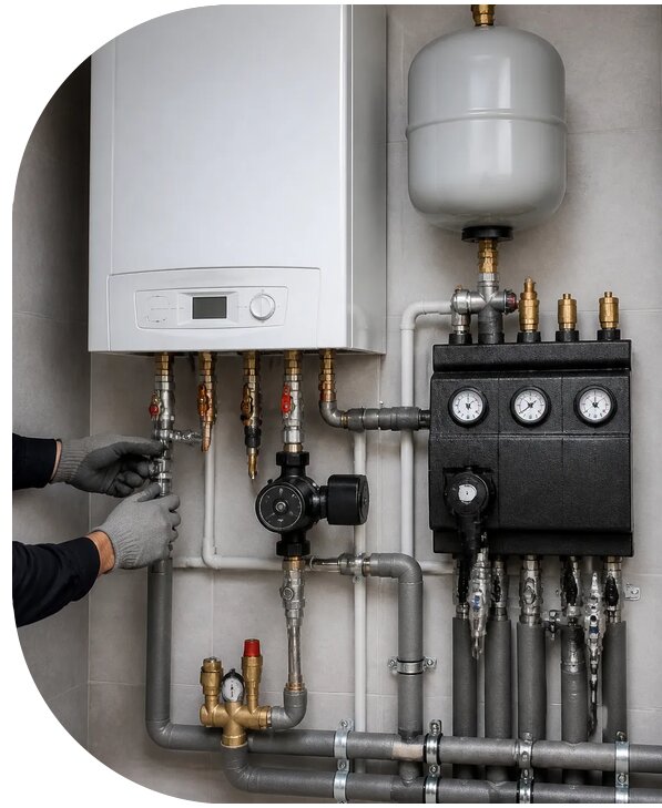 Обвязка котла отопления в Новотроицке от 15702 р. | АПаруса-Нвт